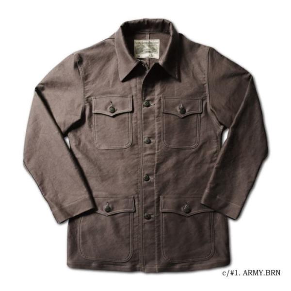 DALEES & CO.AEFJ ブラウン ミリタリージャケット 17.5 DELUXEWARE（デラックスウエア） AEFJ-BR-1917s WW1 Army Jacket