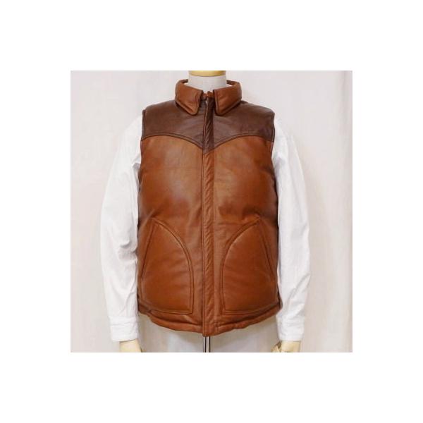 DELUXEWARE（デラックスウエア） D-08-ラフブラウン-WESTCOAT-D08