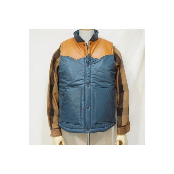 DELUXEWARE（デラックスウエア） D-11-ネイビー-MOTOR VEST-D11