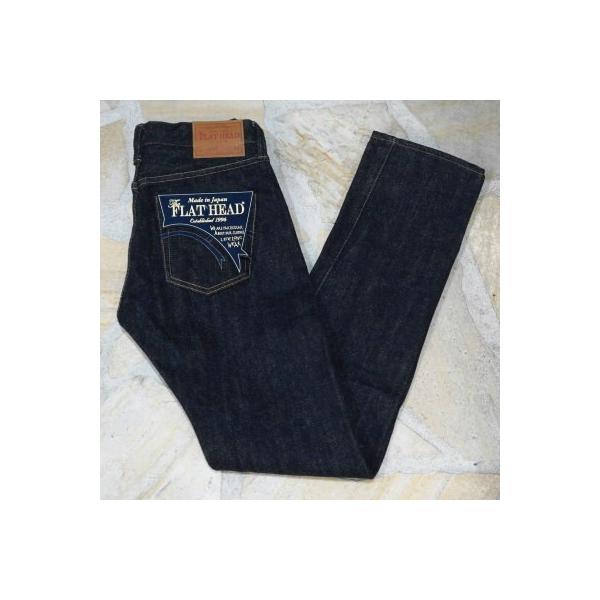 フラットヘッド　3202Z　スリムストレート　ジーンズ　股下カットなし フラットヘッド 3202Z スリムストレート ジーンズ 股下カットなし