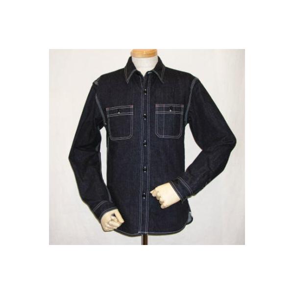 フラットヘッドデニムシャツ7010Ｗ The Flat Head 7010W-デニムワークシャツ長袖-FLATHEAD-フラット