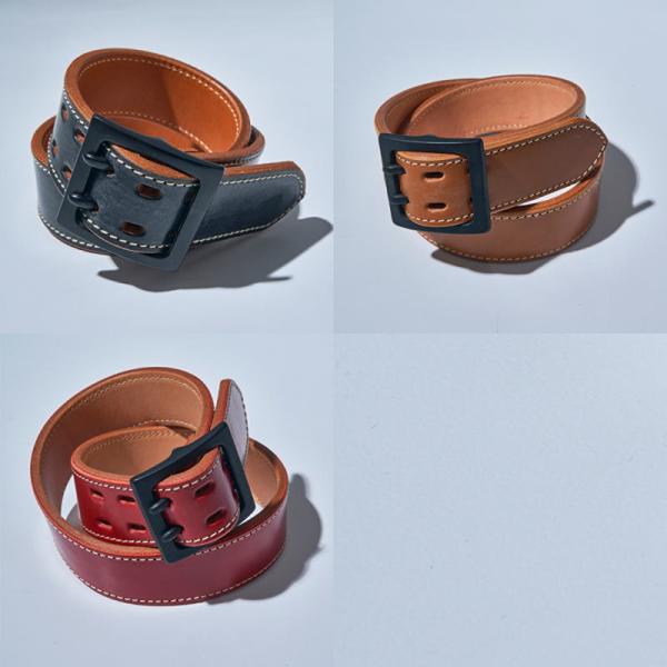 A107HS2 ブライドルレザーダブルピンベルト SAMURAIJEANS A107HS2 ブライドルレザーダブルピンベルト SAMURAIJEANS