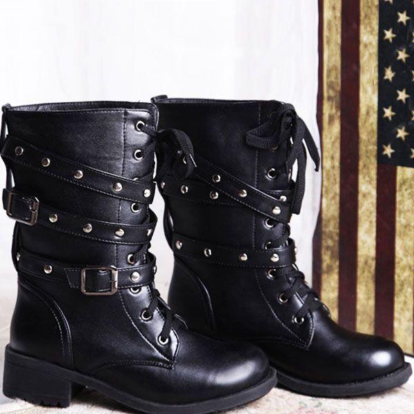 エンジニアショートブーツ レディース 美脚 ワークブーツ フェイクレザー スタッズ付き３連ベルト Buyee Buyee Japanese Proxy Service Buy From Japan Bot Online