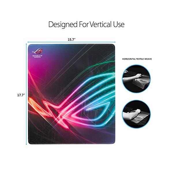 Asus Rog Strix 70 Offアウトレット Edge 縦型 アンチフレッチステッチ マウスパッド ベース 滑り止め ゲーミング