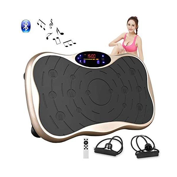 振動マシン 新品 送料無料 ぶるぶるマシン 振動ステッパー フィットネスマシン スマート 音楽機能 脂 振動調節 99段階 Bluetooth