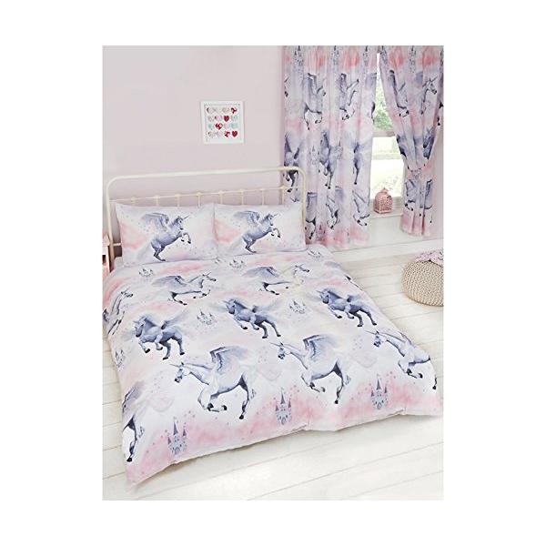 ユニコーン Stardust Unicorns ダブル 女の子向け セール 並行輸入品 セット 2740 布団カバー 枕カバー