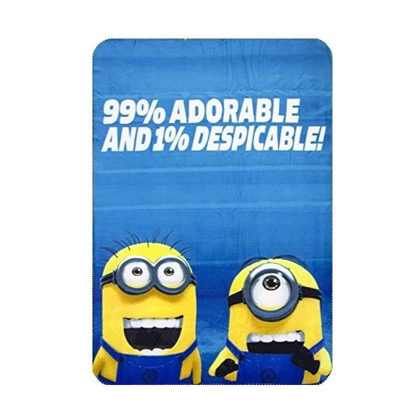 0637 怪盗グルーの月泥棒 Despicable Me Minions ミニオンズ 激安通販専門店 ミニオン X 100cm 毛布 ブランケット 150cm フリース 並行輸入
