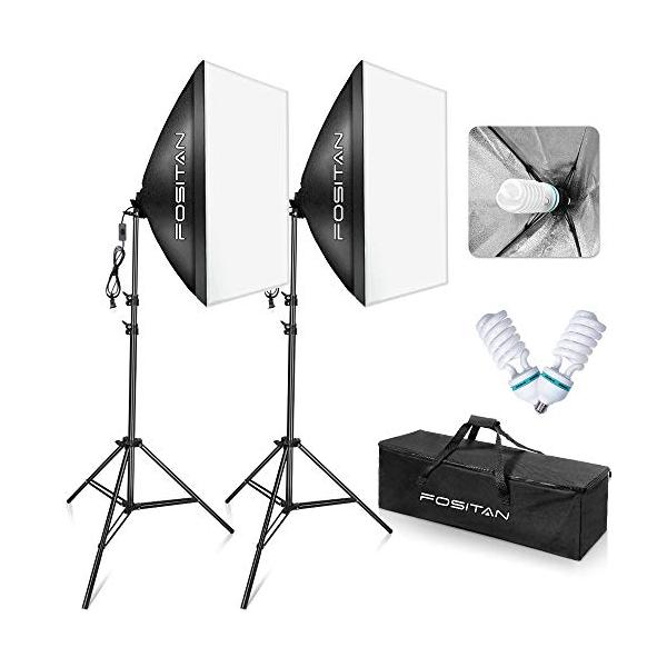 82%OFF!】 2023 LED FOSITAN プロな写真撮影用照明 ソフトボックス
