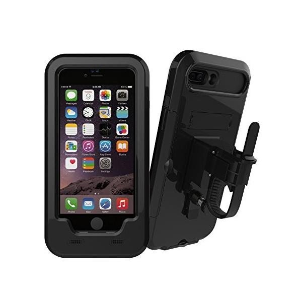 Bleaf Iphone7 Plus Iphone8 用 自転車 バイク マート ホルダー 耐衝撃 360度自由に回転 防塵 マウント Iph ケース 防水