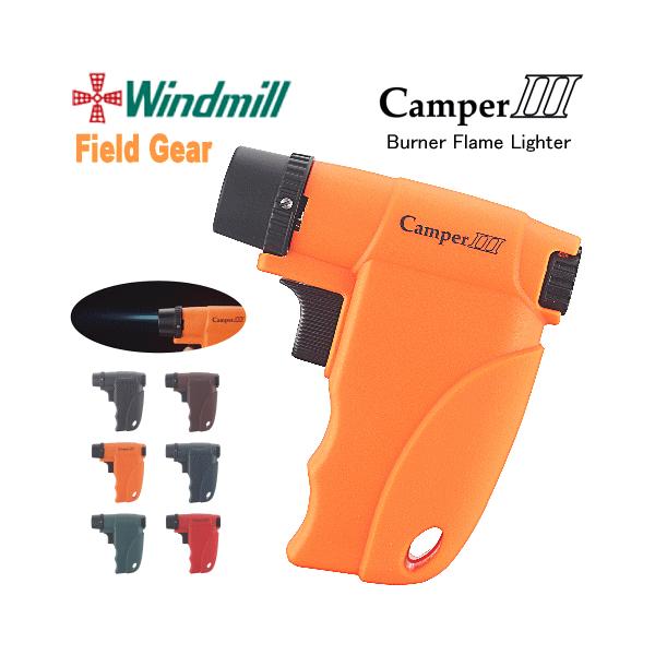 【WINDMILL】 ウインドミル／ターボガスライター　「Camper III／キャンパー３」　 ※バーナーフレームタイプ