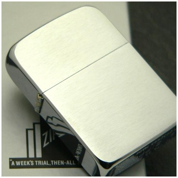 【ZIPPO】ジッポー　1941レプリカ　 ブラッシュド クローム　 ※フリント式オイルライター　 【送料無料】