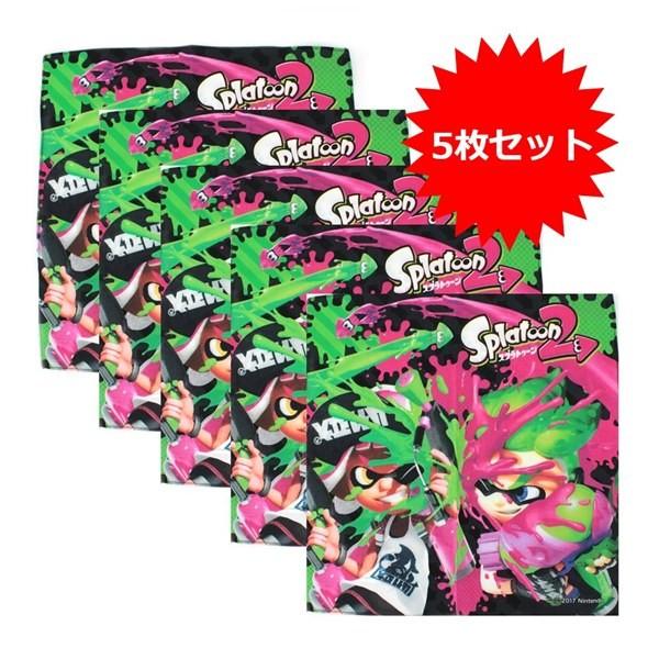 送料無料 ハンカチ5枚セット スプラトゥーン2 ハンカチ ガール ボーイ柄 キャラクター ゲーム イカ キッズ グッズ ポイント消費 ポイント消化 子供 入園 入学 Spt 601 05 キャラクターランド はなはな 通販 Yahoo ショッピング