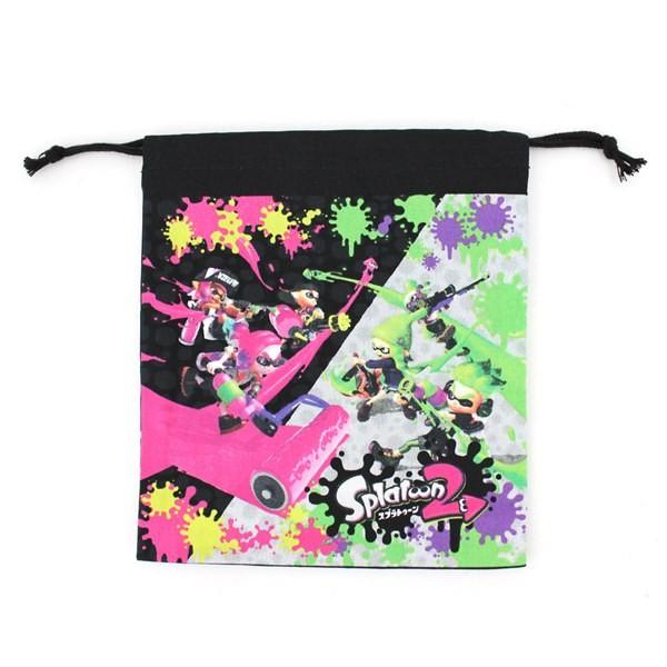 ゆうパケット可 スプラトゥーン2 巾着 S イカ グッズ 雑貨 小物入れ Spt 757 Spt 757 キャラクターランド はなはな 通販 Yahoo ショッピング