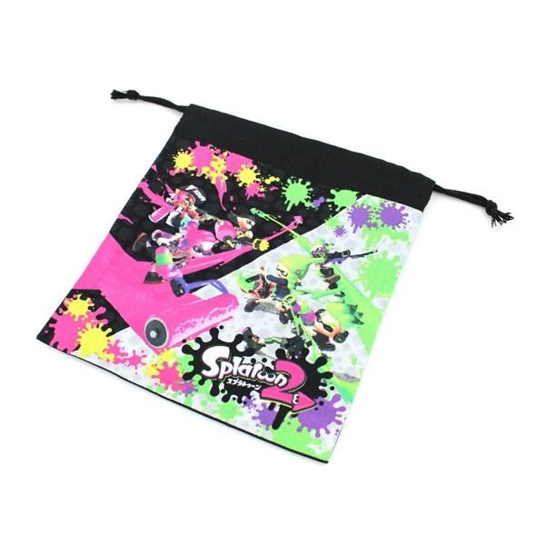任天堂 スプラトゥーン2 巾着(S) グッズ 雑貨 小物 男の子 キッズ [M便