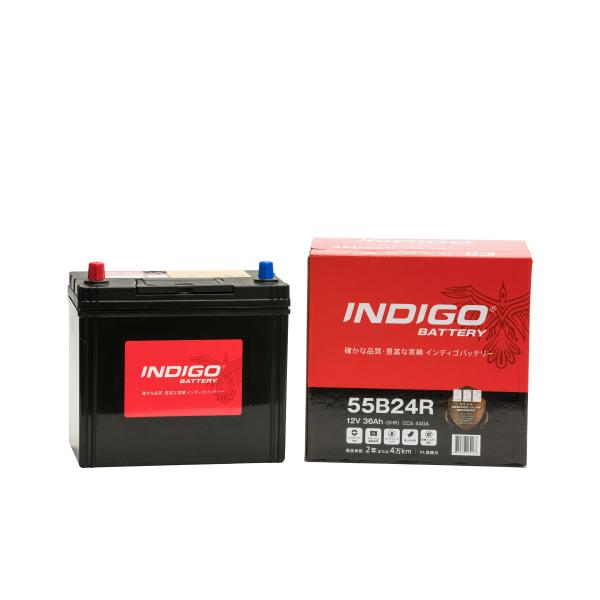 カーバッテリー INDIGO インディゴ カーバッテリー 55B24L Amazon | INDIGO インディゴ カーバッテリー 55B24L
