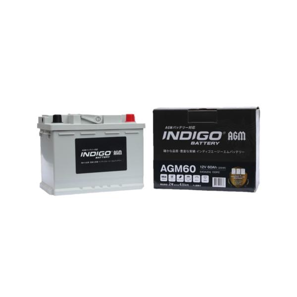 【インディゴバッテリー】AGM60 スマートフォーツーカブリオ CBA-451431 互換:ENJ-375LN2-IS,BLA-60-L2 輸入車用 新品 保証