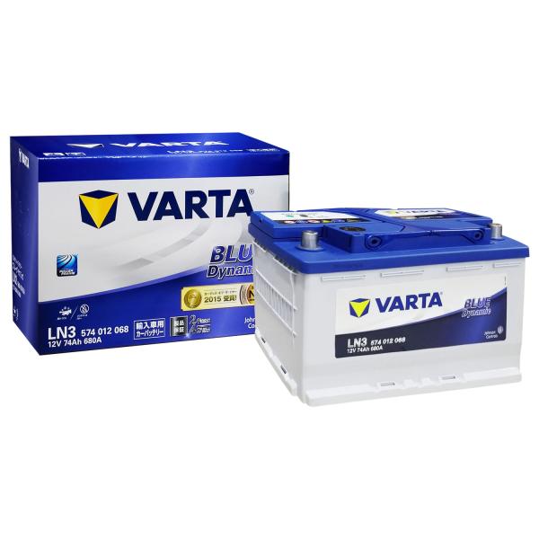 VARTA LN3 12V 74Ah バッテリー VARTA 新品 バルタ バッテリー【LN3】ブルーダイナミック