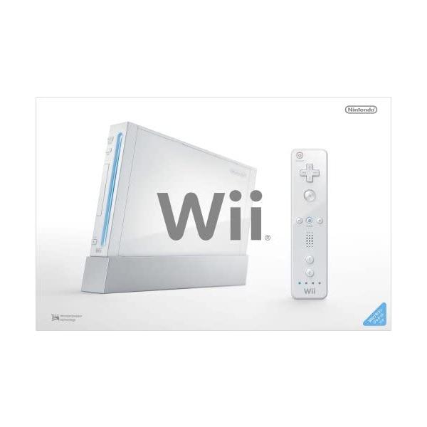 完品 Wii 本体 シロ Wiiリモコンジャケット同梱 RVL-S-WD : いー