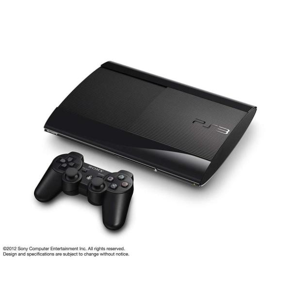 PS3 PlayStation 3 500GB チャコール・ブラック (CECH-4000C) すぐに遊べるセット コントローラ別色