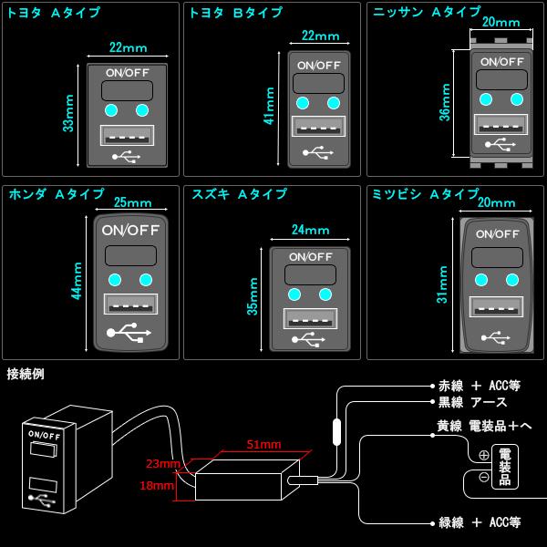 純正風 スイッチホールカバー LED ランプ付き トヨタAタイプ 2in1 USBポートスイッチ USB機器の充電や電装品のON/OFFができる I-295 /【Buyee】 純正風 スイッチホールカバー LED ランプ付き トヨタAタイプ 2in1 USBポートスイッチ USB機器の充電や電装品のON/OFFができる I-295 /【Buyee】