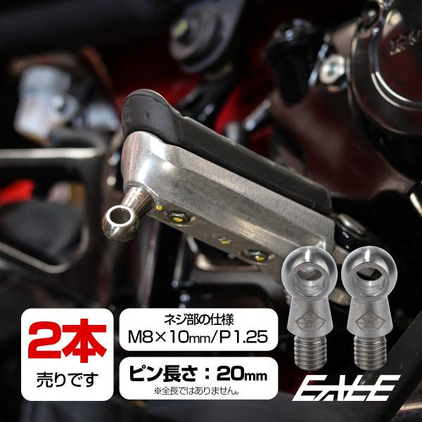 じあん 20mm バンクセンサー ネジ M8×10mm P1.25 補修 交換用 ドレスアップに