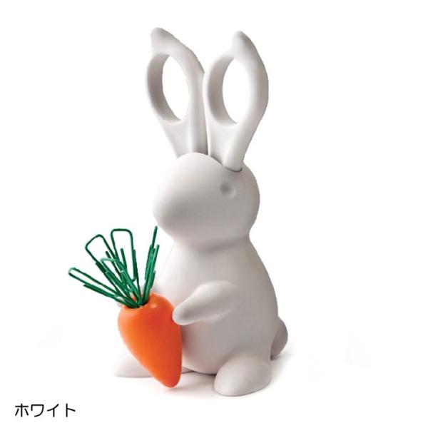 Coppice Halifax関連まとめ出品36枚セット QUALY デスクバニーシザーズ&クリップホルダー ホワイト はさみ