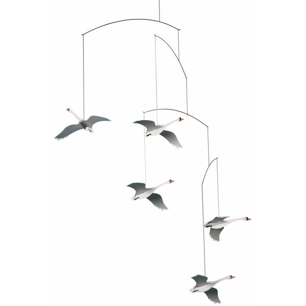 【ご購入後の当店からの連絡はご登録のメールアドレスに通知いたします。必ずご確認ください】【商品概要】【商品説明】Flensted Mobiles スカンジナビアの白鳥 ハンギングモバイル - 22インチ 段ボール【商品詳細】ブランド：Fle...