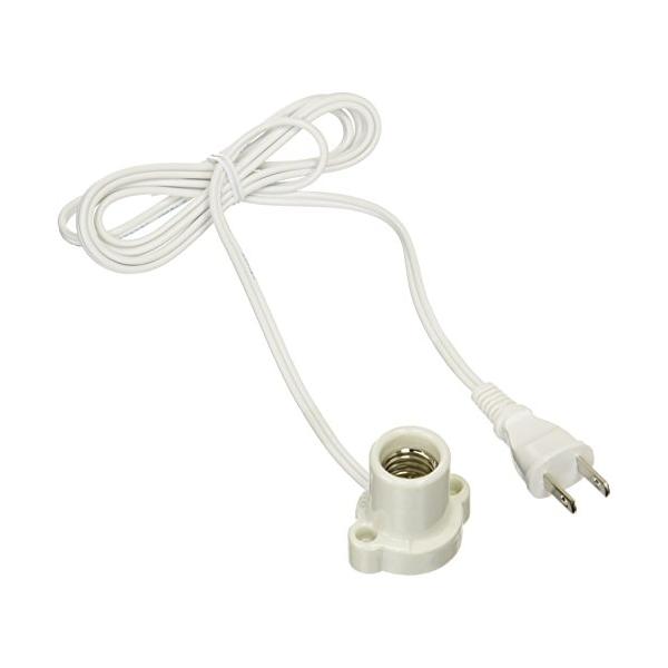 【ご購入後の当店からの連絡はご登録のメールアドレスに通知いたします。必ずご確認ください】【商品概要】口金:E17用定格:3A-125Vコード長:1.5m使用電線:ビニール平行線(VFF)0.75mm2×2芯【商品説明】"■ コンセントからＥ...