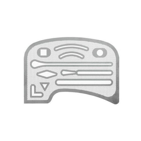 【ご購入後の当店からの連絡はご登録のメールアドレスに通知いたします。必ずご確認ください】【商品概要】商品サイズ:80×56×厚さ0.1mm【商品説明】説明25.4mmの長さに28穴のハニカムネットを持ち、細い線や文字の位置を確認しながら消去...