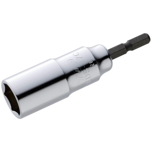 トップ (TOP) 電動ドリル用 コンパクトソケット 対辺19mm 全長88mm 日本製 ダブルナット脱着可能 EDS-17C