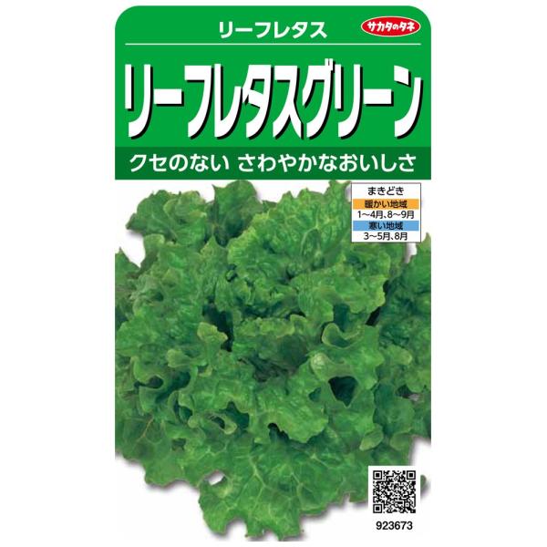 他サイト： サカタのタネ 実咲野菜3673 リーフレタスグリーン リーフレタス 00923673の商品画像