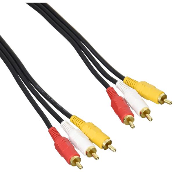 【ご購入後の当店からの連絡はご登録のメールアドレスに通知いたします。必ずご確認ください】【商品概要】端子 : 黄(ビデオ映像)+赤/白(ステレオ音声)長さ : 1.8 m【商品説明】説明ビデオケーブル【商品詳細】ブランド：変換名人商品名：変...