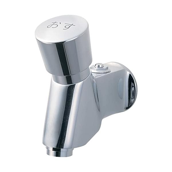 SANEI 自閉式横水栓 プッシュ式 一定時間で自動止水 Y196C-13 : Earth