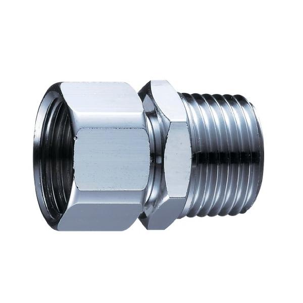 SANEI 配管部品 片ナット付アダプター ナット回転式 呼び13 T90-26-13X13
