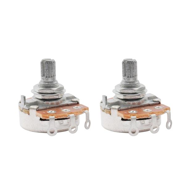 【ご購入後の当店からの連絡はご登録のメールアドレスに通知いたします。必ずご確認ください】【商品概要】ギター/ベース用金属合金製ミリ規格 ;フルサイズ;15mmスプリットシャフト; 直径6mmのローレットシャフト500KΩ、Aカーブパッケージ...