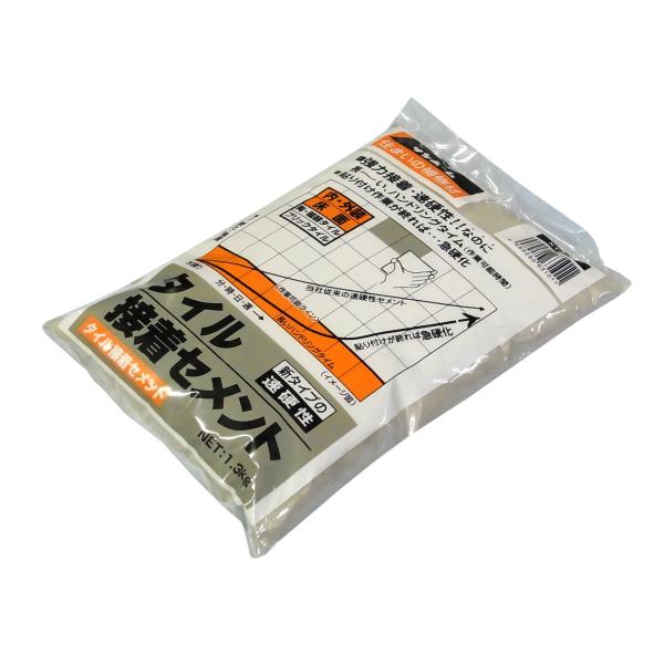サンホーム工業 タイル接着セメント 灰色 1.3kg