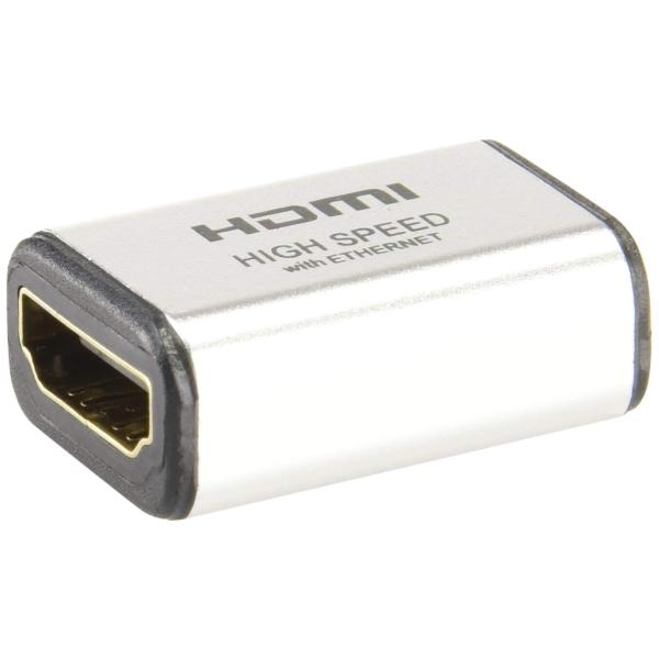 ホーリック HDMI 中継アダプタ シルバー HDMI Aメス-HDMI Aメス
