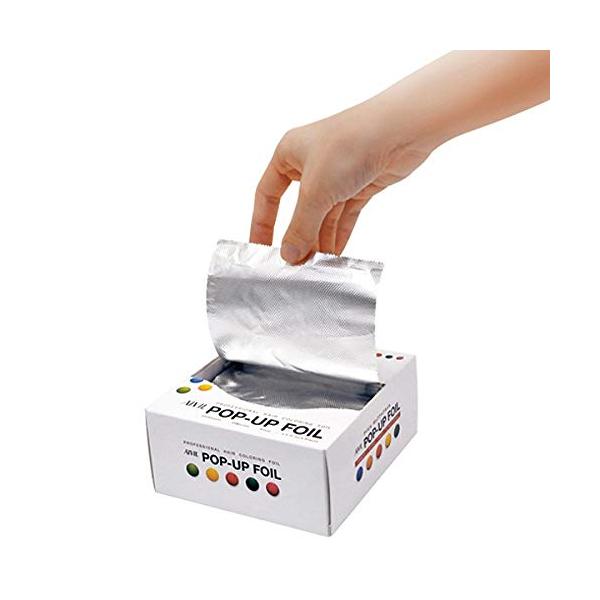 【ご購入後の当店からの連絡はご登録のメールアドレスに通知いたします。必ずご確認ください】【商品概要】一枚一枚が取りやすい、ポップアップホイル【商品説明】説明カラーリングの時、ホイルの準備が面倒だと思ったことはありませんか？アイビル ポップア...