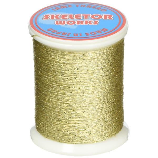 【ご購入後の当店からの連絡はご登録のメールアドレスに通知いたします。必ずご確認ください】【商品概要】LM18150m巻ゴールド/アイボリー【商品説明】説明★ブランクの総巻きおよびガイド巻きに最適なラメスレッドです。エポキシ塗装によるハジキも...