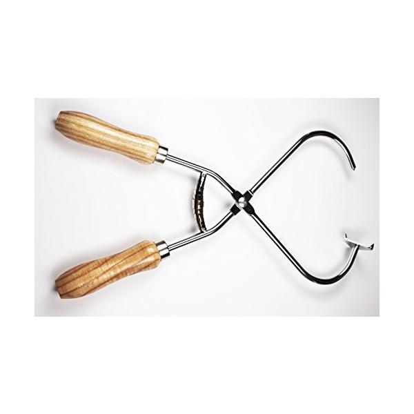 【ご購入後の当店からの連絡はご登録のメールアドレスに通知いたします。必ずご確認ください】【商品概要】■釉かけをする際に、指の跡が着かないように使用します。釉かけで手を汚さずにすみ 大変に便利です。■クロームメッキ製のためサビが発生しにくく、...