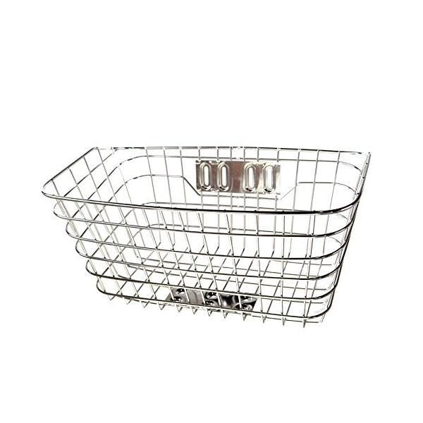 【ご購入後の当店からの連絡はご登録のメールアドレスに通知いたします。必ずご確認ください】【商品概要】横に大きいバスケット（太線）カゴ上側　幅470mm　奥行310mmカゴ下側　幅355mm　奥行210mmカゴ　高さ220mm学生カバンがその...