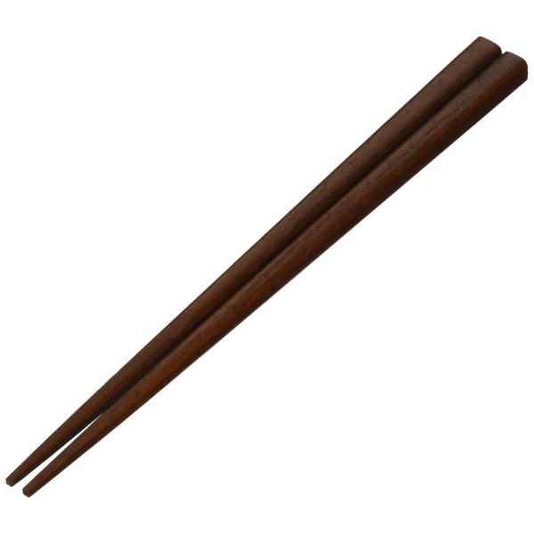 食洗機対応 先角木箸 鉄木 18.0cm 2膳組 AM-MJ044