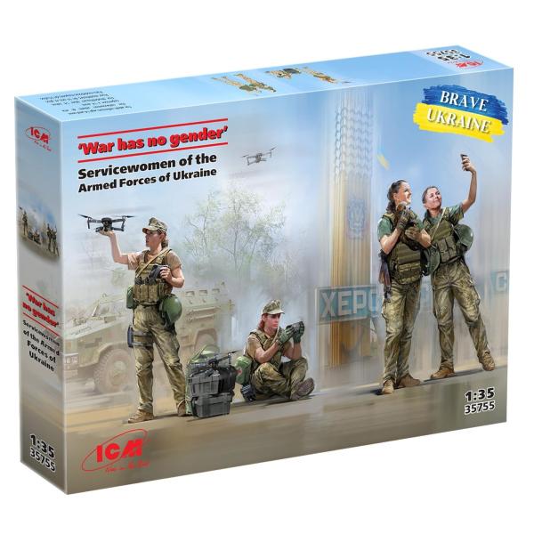 ICM 1/35 ウクライナ 女性兵士 プラモデル 35755 : Earth Community