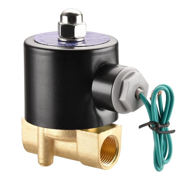 Heschen (ハドソン) 黄銅 電磁弁 2W-040-10 直動式 110 VAC PT3/8 常閉式 圧縮空気 水 水空気
