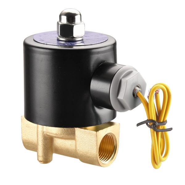 Heschen (ハドソン) 黄銅 電磁弁 2W-040-10 直動式 12VDC PT3/8 常閉式 圧縮空気 水 水空気