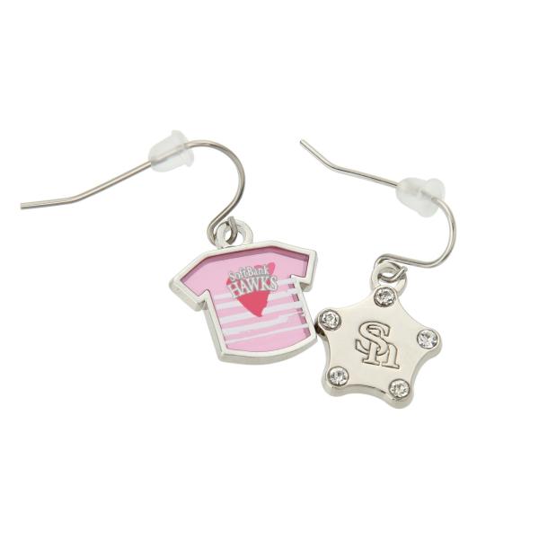 ソフトバンクホークス　ピアス 再販4】福岡ソフトバンクホークス 野球ピアス／イヤリング 小
