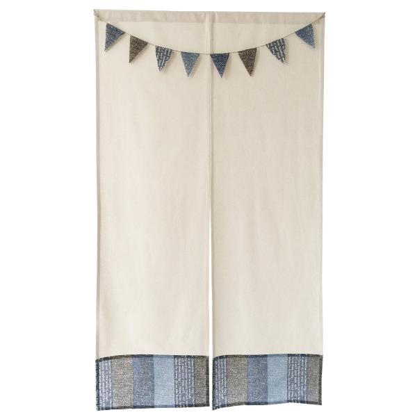【ご購入後の当店からの連絡はご登録のメールアドレスに通知いたします。必ずご確認ください】【商品概要】【サイズ】約幅85cm x 丈150cm【デザイン】綿のパッチワーク風ナチュラル生地にガーランドで遊び心をプラスした可愛い暖簾。ガーランドフ...