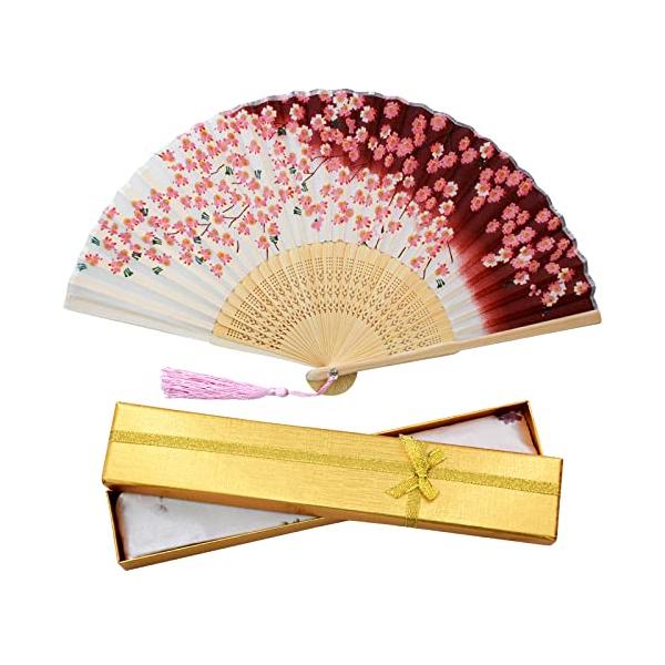 【ご購入後の当店からの連絡はご登録のメールアドレスに通知いたします。必ずご確認ください】【商品概要】素材：「扇面」高級シルク100％/「骨組」天然竹製使用 はっきり見える透かし、きめが細かく張りのある美しいシルク。サイズ：【収納時】21cm...