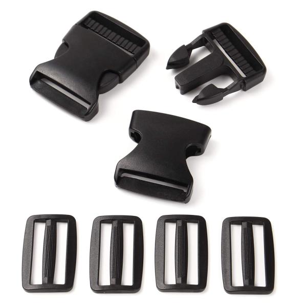 他サイト： [VivaSmile] 2個入 サイドリリース プラスチックバックル (片引 38mm)の商品画像