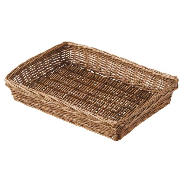 【ご購入後の当店からの連絡はご登録のメールアドレスに通知いたします。必ずご確認ください】【商品概要】ナチュラルな素材の柳製のバスケット。サイズ:幅40X奥行29X高さ8cm素材・材質:煮柳生産国:中国【商品説明】【商品詳細】ブランド：千鳥産...